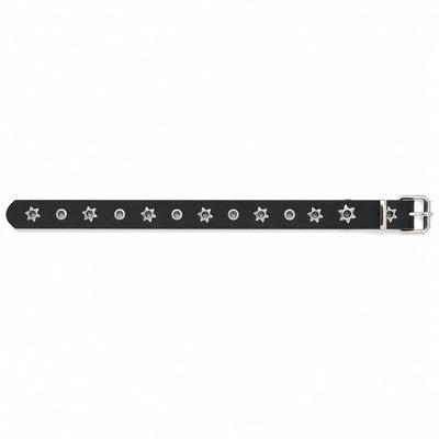 Nite Fury Black Studded Metal Punk Belt