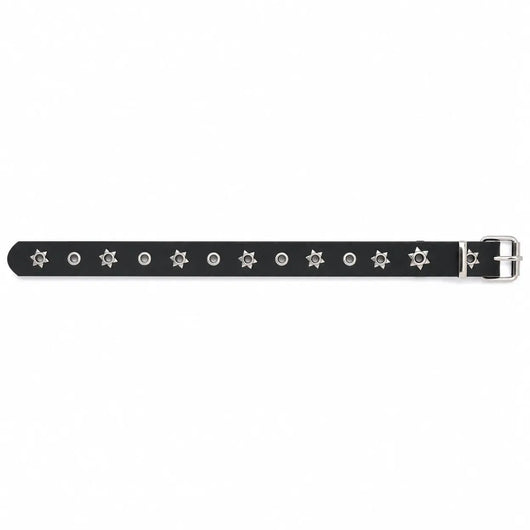 Nite Fury Black Studded Metal Punk Belt
