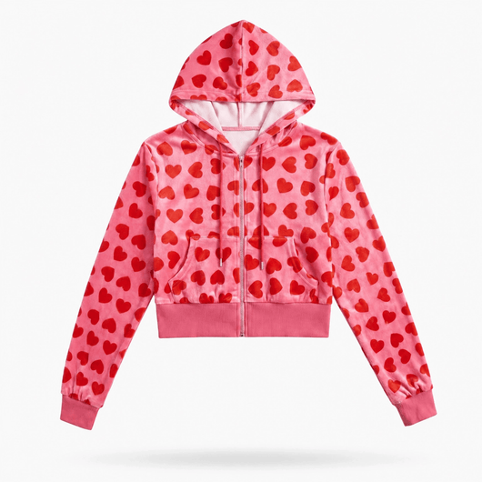 Nite Fury Top / S Tracksuit Zip Hoodie Heart