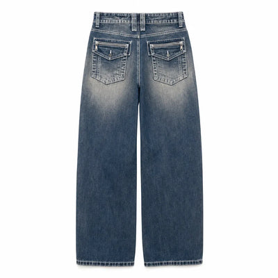 Nite Fury Vintage Washed Baggy Jeans