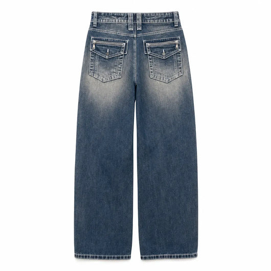 Nite Fury Vintage Washed Baggy Jeans