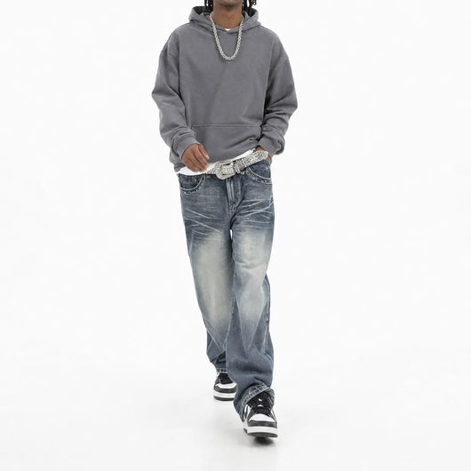 Nite Fury Vintage Washed Baggy Jeans