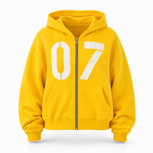 Nite Fury Yellow / S Zip Hoodie 07 Graphic