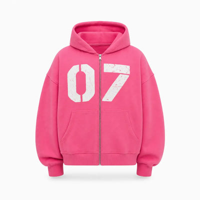 Nite Fury Pink / S Zip Hoodie 07 Graphic