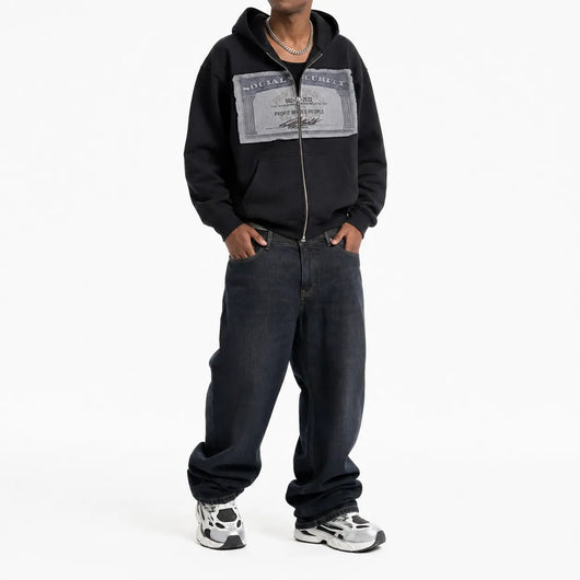 Nite Fury Zip Up Hoodie Social Security