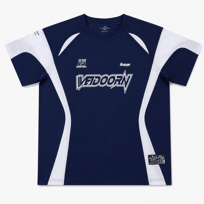 Navy Blue & White