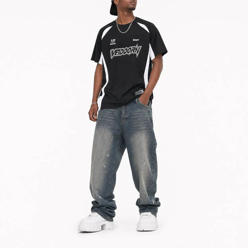 Oversized Fit Jersey Top