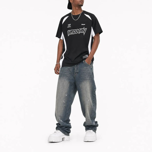 Nite Fury Oversized Fit Jersey Top