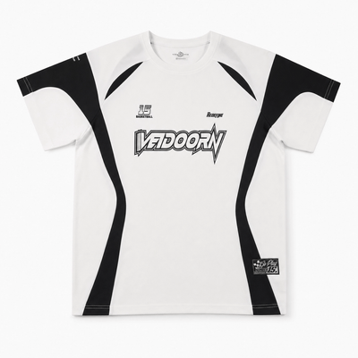 Nite Fury White & Black / XS Oversized Fit Jersey Top