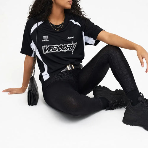 Oversized Fit Jersey Top