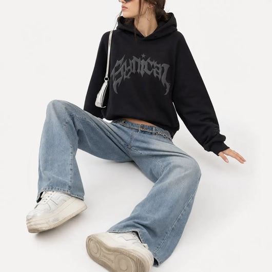 Nite Fury Oversized Streetwear Graphic Hoodie