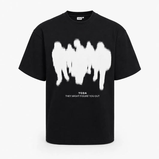 Urban Y2K Black / XXS Graphic T Shirt Shadow Silhouettes