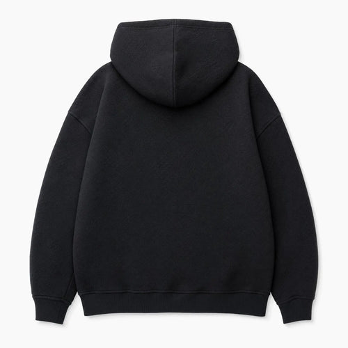 Embroidered Casual Zip Hoodie