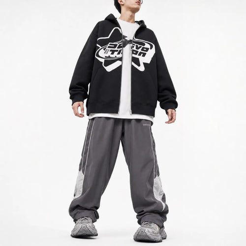Full Zip Hoodie Y2K Streetwear