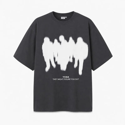 Urban Y2K Gray / XXS Graphic T Shirt Shadow Silhouettes