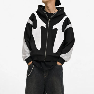 Urban Y2K Jacket Balaclava Hooded Design
