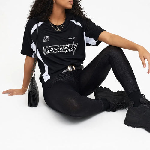 Oversized Fit Jersey Top
