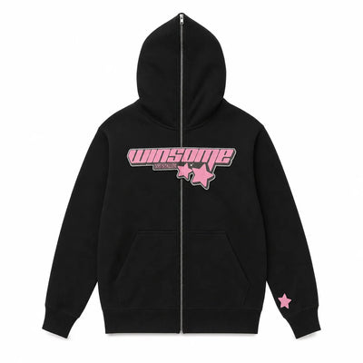 Urban Y2K S Full Zip Hoodie Oversized Y2K