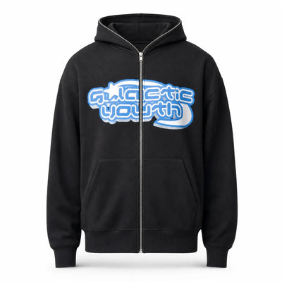 Urban Y2K S Graphic Zip Hoodie Skull