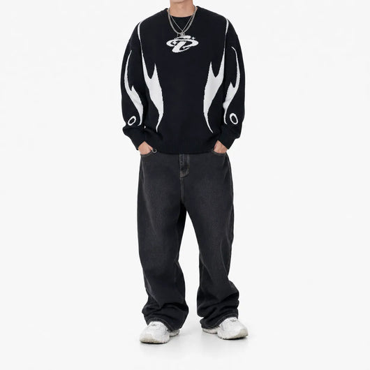 Nite Fury Vintage Relaxed Fit Jumper